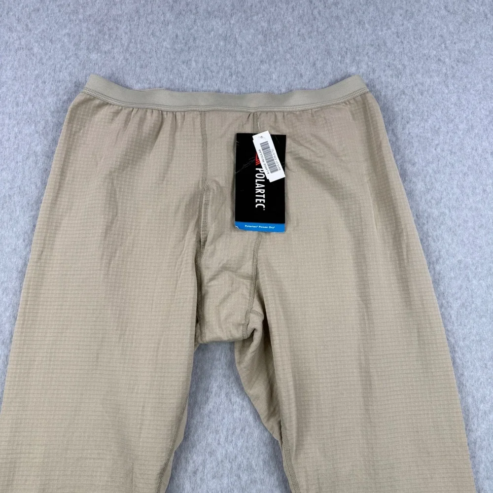 US Military Pants Mens XL Regular Tan Gen III Level 2 ECWCS Polartec Base Layer